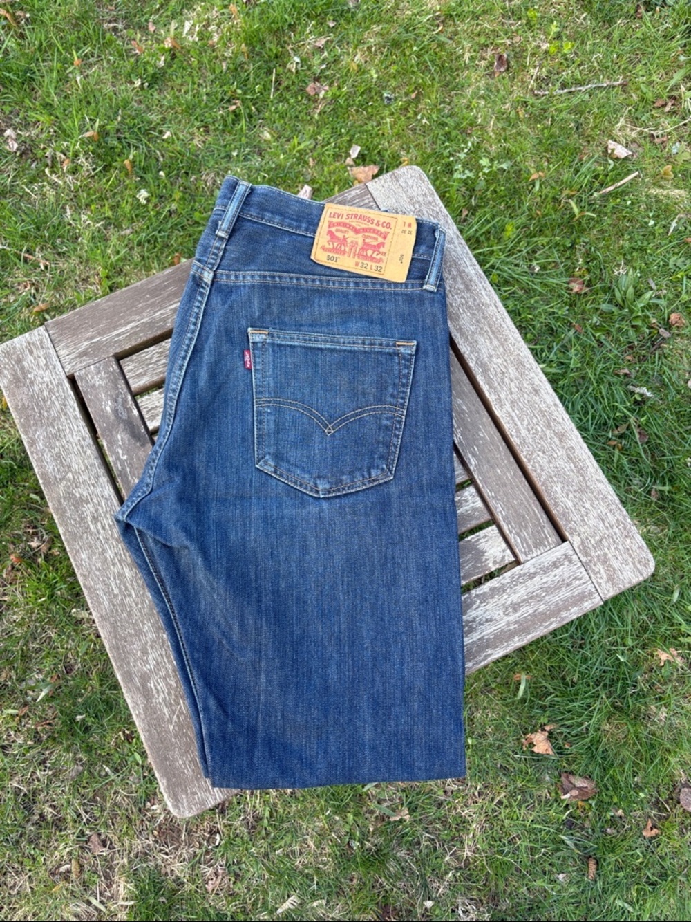 Levi's Men's Straight Jeans - Indigo Blue Denim